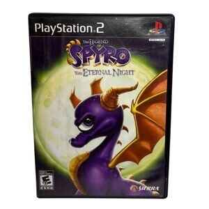 The Legend Of Spyro The Eternal Night PlayStation 2 Game Original Case & Manual